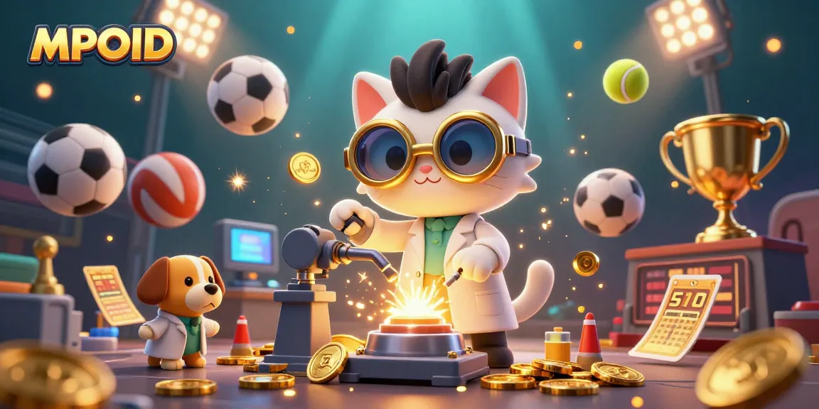 Engage with MPOID games while witnessing a mad scientist cat inventing gold-coin magic.