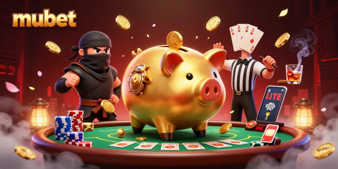 Experience thrilling mubet action with vibrant characters at a dynamic poker table.