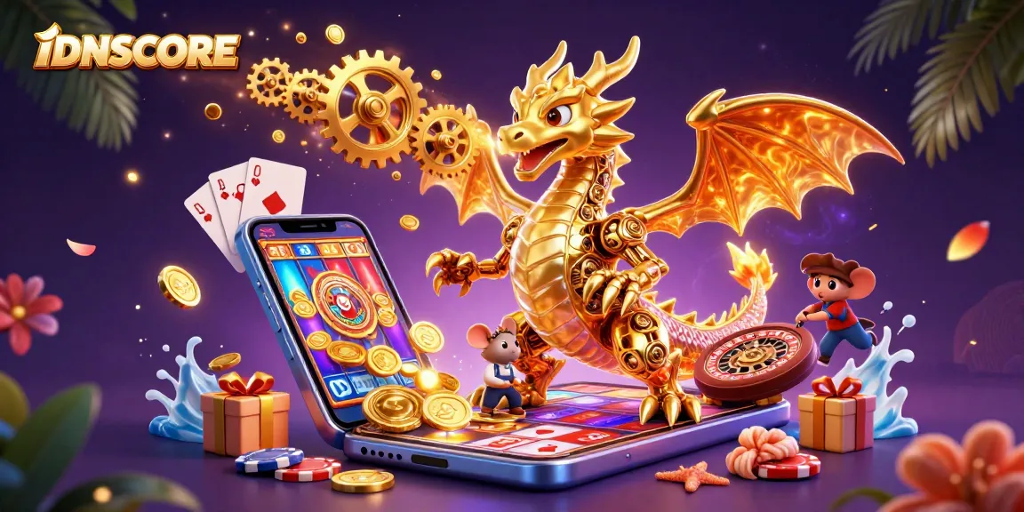 Experience thrilling gameplay with IDNSCORE's vibrant casino action and dynamic slot games.