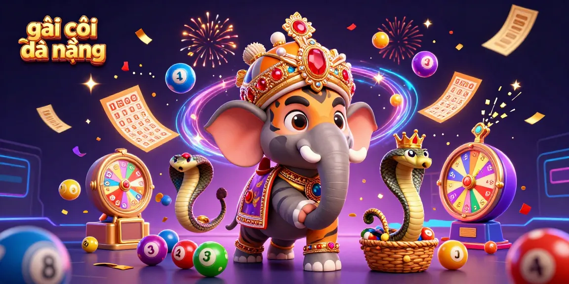 Experience excitement in gái gọi đà nẵng with vibrant lottery elements and dynamic 3D characters.