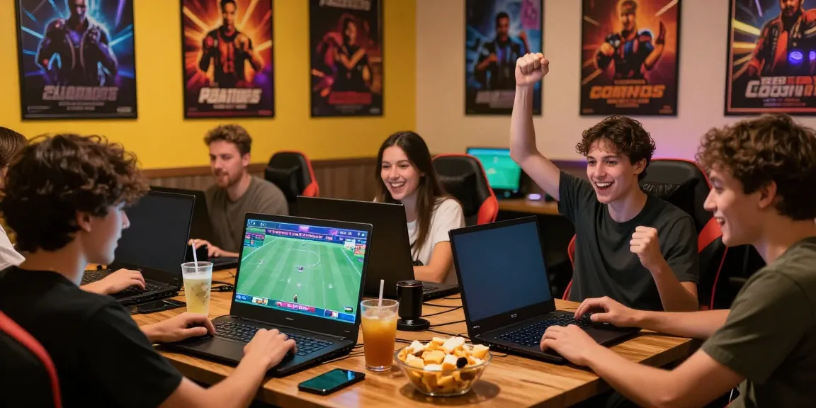 Exciting online gaming atmosphere at https://ku88vt.com/ with friends engaged in betting activities.