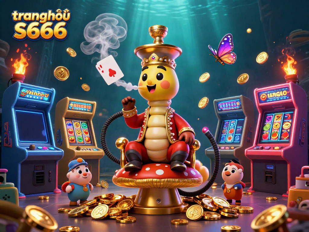 Join the fun at trang chủ s666 with a vibrant casino-themed 3D illustration showcasing a unique world of gaming.