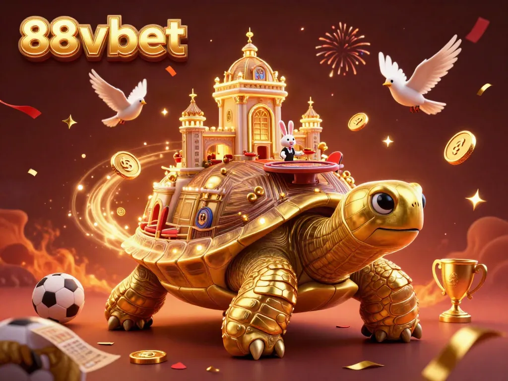 Win big with 88vbet at a vibrant 3D casino filled with excitement and golden rewards.